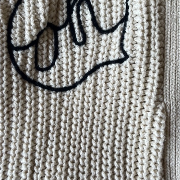 Chunky knit open cardigan with Hearts - Picture 5 of 11